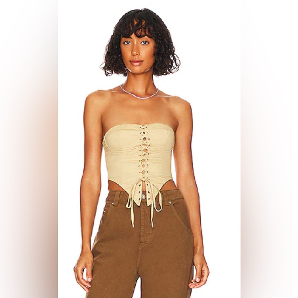 Superdown lace up top